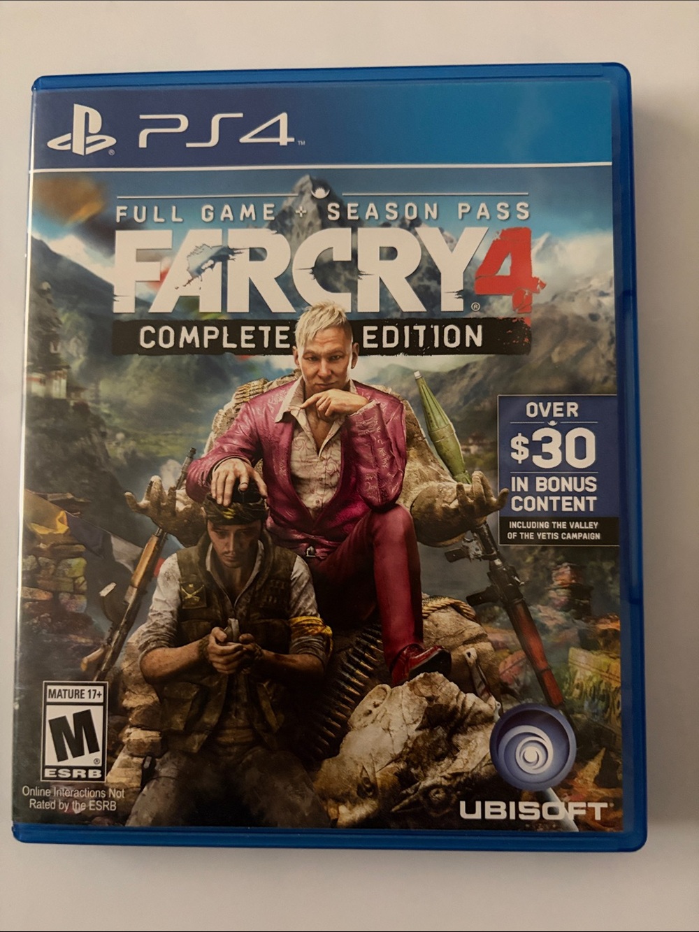 Ubisoft Far Cry 4 Complete Edition for PS4 - Pink/Blue Cover